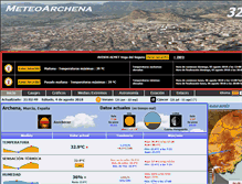 Tablet Screenshot of meteoarchena.es